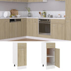 vidaXL Schubunterschrank Lyon Sonoma-Eiche 30x46x81,5 cm Holzwerkstoff