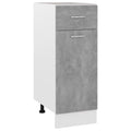 vidaXL Schubunterschrank Lyon Betongrau 30x46x81,5 cm Holzwerkstoff
