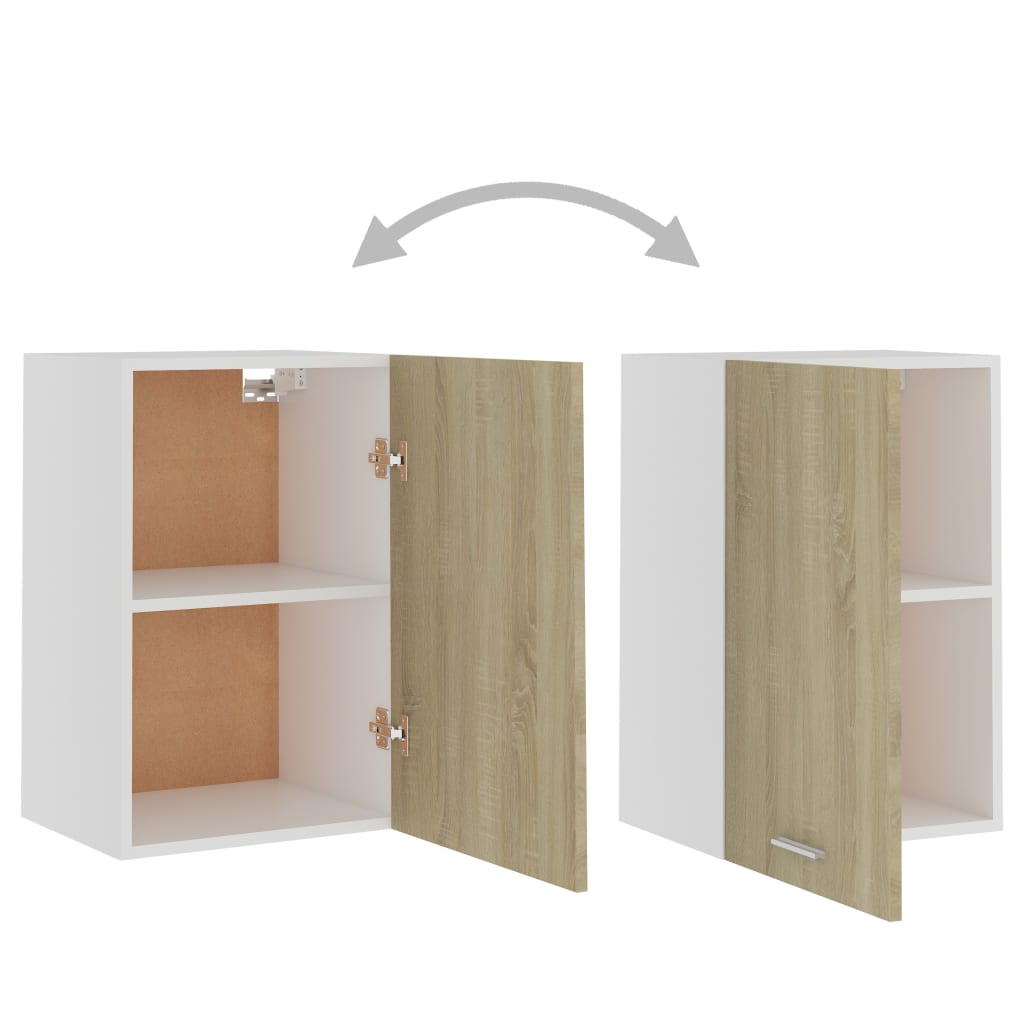 vidaXL Hängeschrank Lyon Sonoma-Eiche 39,5x31x60 cm Holzwerkstoff