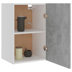 vidaXL Hängeschrank Lyon Betongrau 39,5x31x60 cm Holzwerkstoff