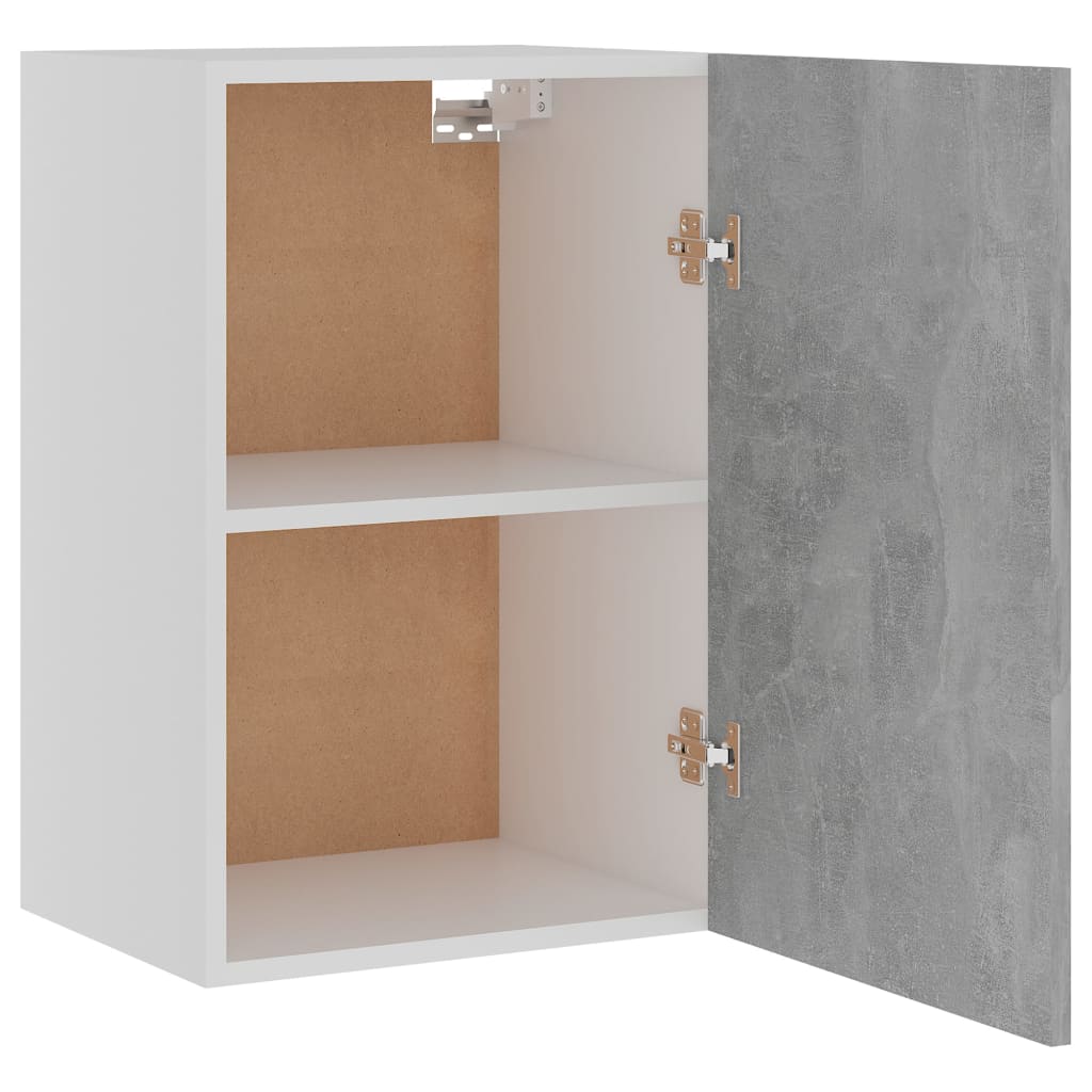 vidaXL Hängeschrank Lyon Betongrau 39,5x31x60 cm Holzwerkstoff