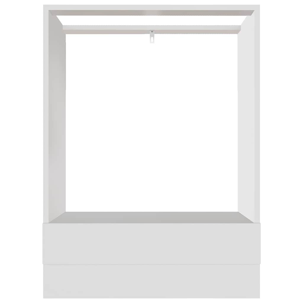 vidaXL Herdumbauschrank Lyon Weiß 60x46x81,5 cm Holzwerkstoff