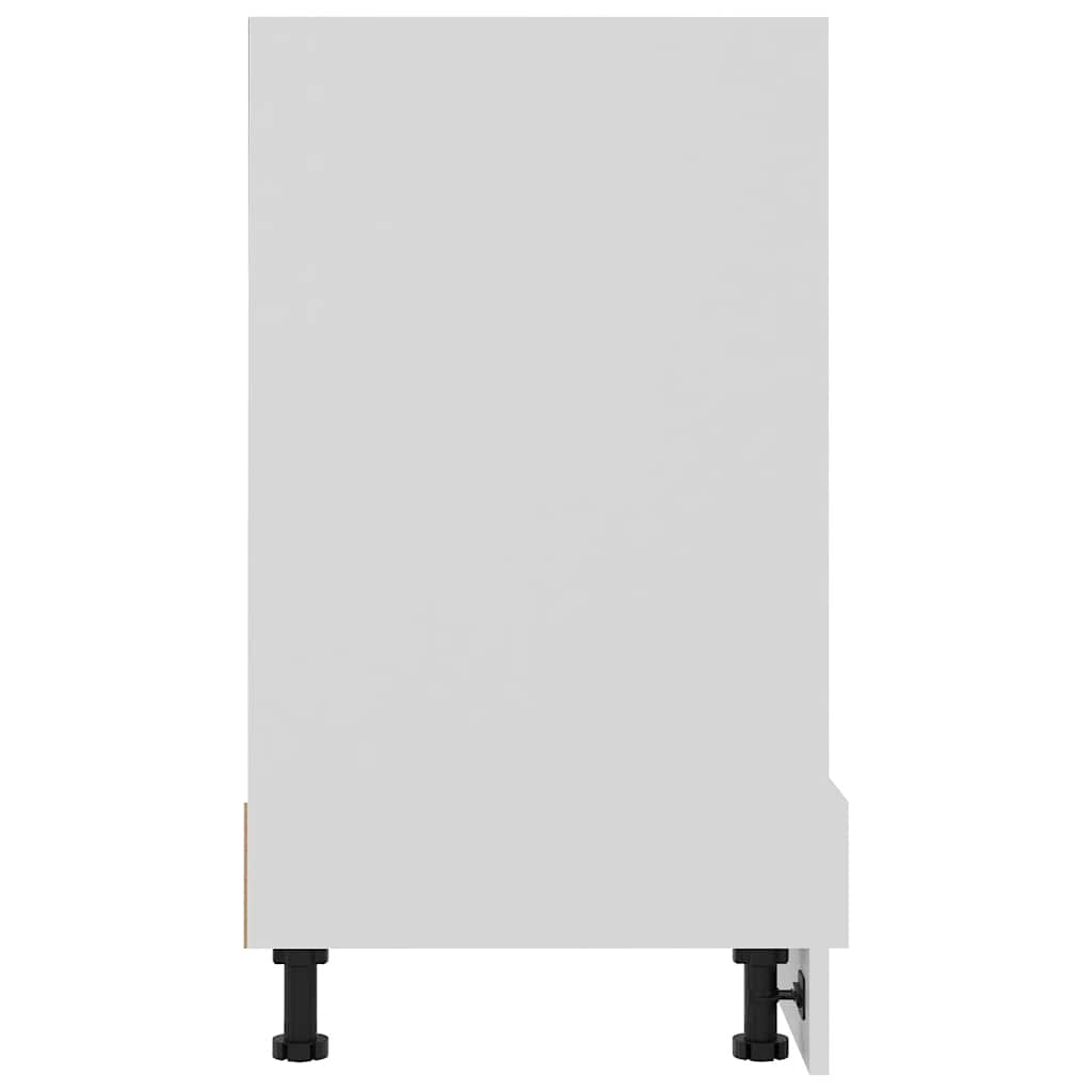 vidaXL Herdumbauschrank Lyon Weiß 60x46x81,5 cm Holzwerkstoff