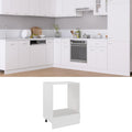 vidaXL Herdumbauschrank Lyon Weiß 60x46x81,5 cm Holzwerkstoff