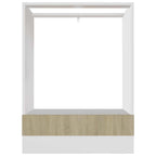 vidaXL Herdumbauschrank Lyon Sonoma-Eiche 60x46x81,5 cm Holzwerkstoff