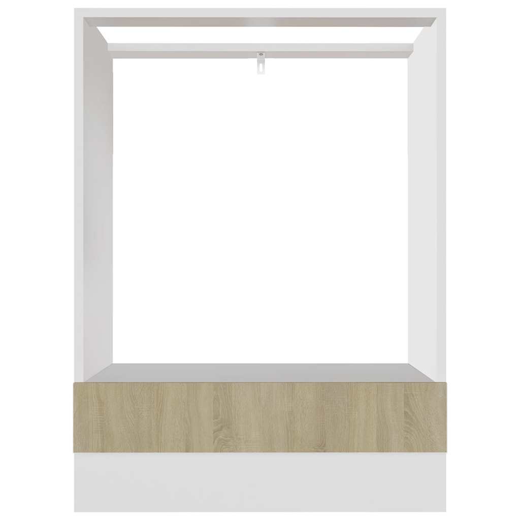 vidaXL Herdumbauschrank Lyon Sonoma-Eiche 60x46x81,5 cm Holzwerkstoff