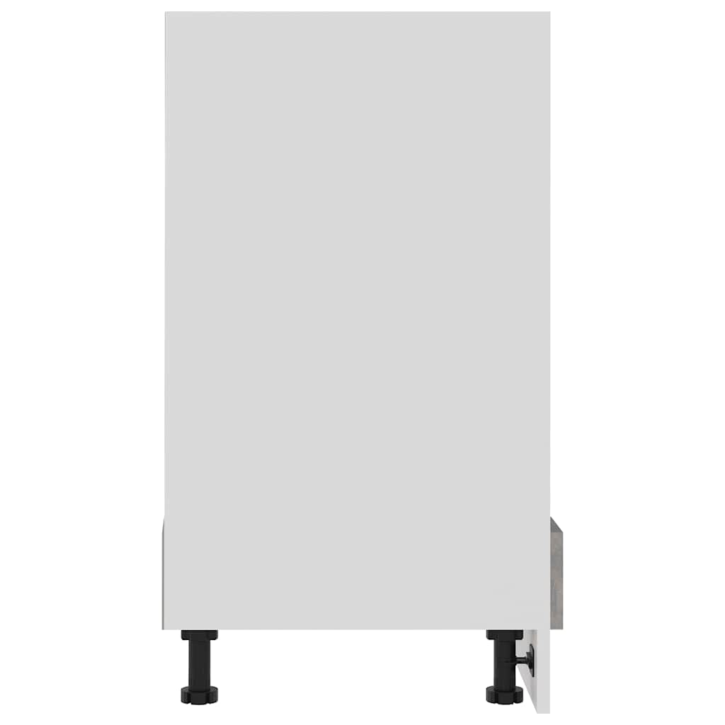 vidaXL Herdumbauschrank Lyon Betongrau 60x46x81,5 cm Holzwerkstoff