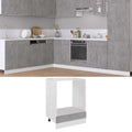 vidaXL Herdumbauschrank Lyon Betongrau 60x46x81,5 cm Holzwerkstoff