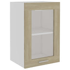 vidaXL Hängeglasschrank Lyon Sonoma-Eiche 40x31x60 cm Holzwerkstoff