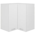 vidaXL Eckhängeschrank Lyon Weiß 57x57x60 cm Holzwerkstoff