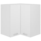vidaXL Eckhängeschrank Lyon Weiß 57x57x60 cm Holzwerkstoff