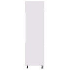 vidaXL Kühlumbauschrank Lyon Weiß 60x57x207 cm Holzwerkstoff