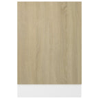 vidaXL Geschirrspülerblende Sonoma-Eiche 45x3x67 cm Holzwerkstoff