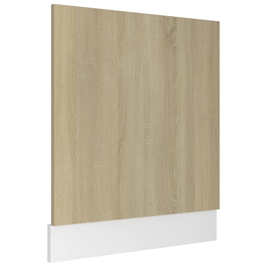 vidaXL Geschirrspülerblende Lyon Sonoma-Eiche 59,5x3x67 cm Holzwerkstoff