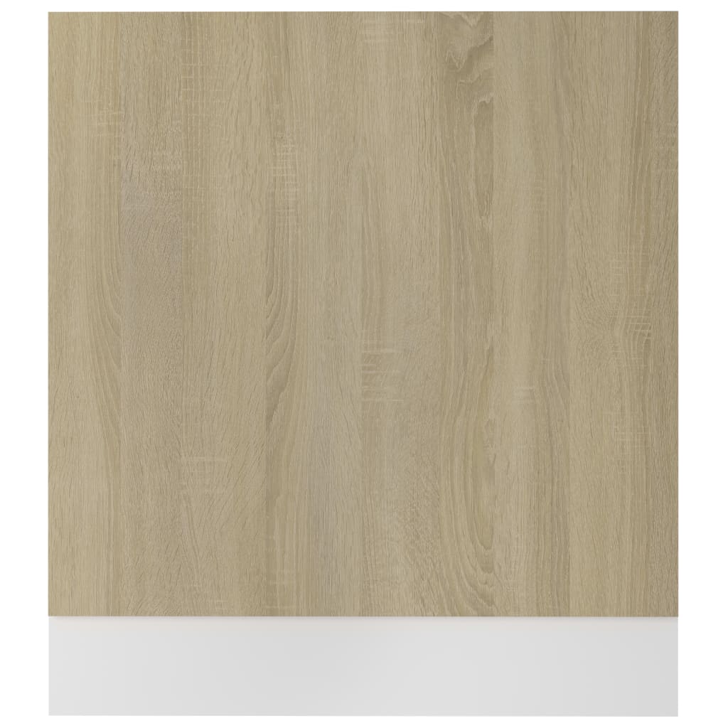 vidaXL Geschirrspülerblende Lyon Sonoma-Eiche 59,5x3x67 cm Holzwerkstoff
