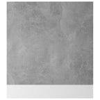 vidaXL Geschirrspülerblende Lyon Betongrau 59,5x3x67 cm Holzwerkstoff