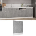 vidaXL Geschirrspülerblende Lyon Betongrau 59,5x3x67 cm Holzwerkstoff
