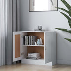 vidaXL Bücherschrank Weiß 82,5x30,5x80 cm Holzwerkstoff