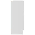 vidaXL Bücherschrank Weiß 82,5x30,5x80 cm Holzwerkstoff