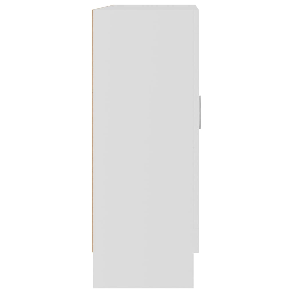 vidaXL Bücherschrank Weiß 82,5x30,5x80 cm Holzwerkstoff
