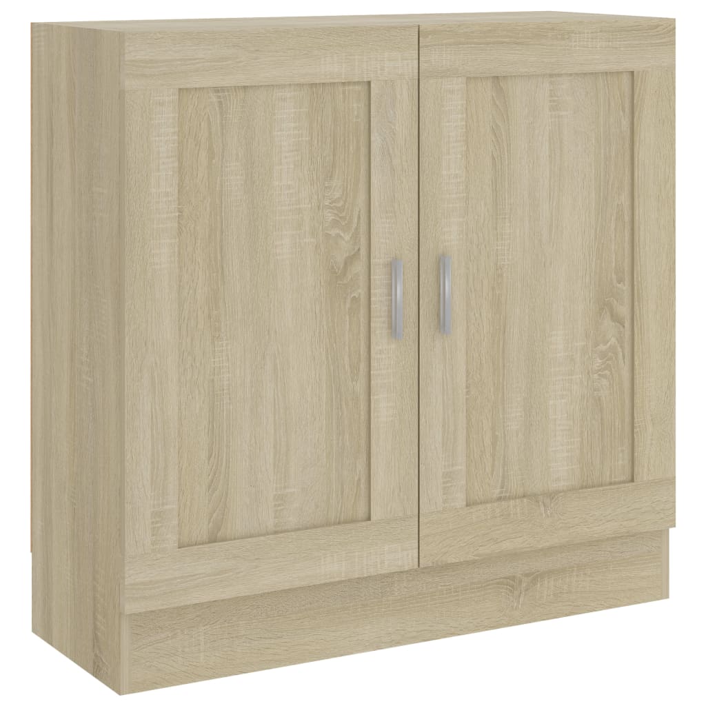 vidaXL Bücherschrank Sonoma-Eiche 82,5x30,5x80 cm Holzwerkstoff