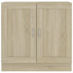 vidaXL Bücherschrank Sonoma-Eiche 82,5x30,5x80 cm Holzwerkstoff