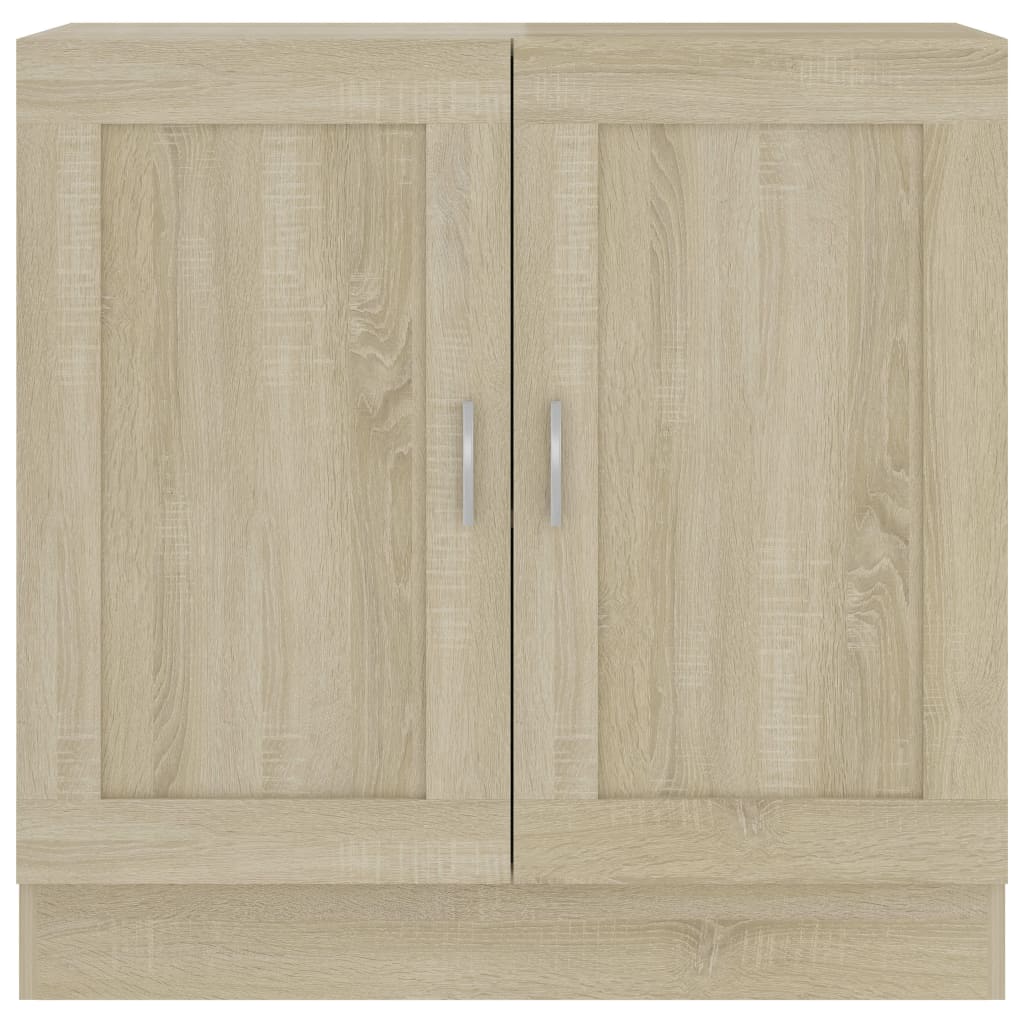 vidaXL Bücherschrank Sonoma-Eiche 82,5x30,5x80 cm Holzwerkstoff