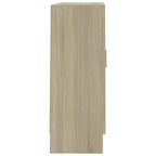 vidaXL Bücherschrank Sonoma-Eiche 82,5x30,5x80 cm Holzwerkstoff