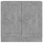 vidaXL Bücherschrank Betongrau 82,5x30,5x80 cm Holzwerkstoff