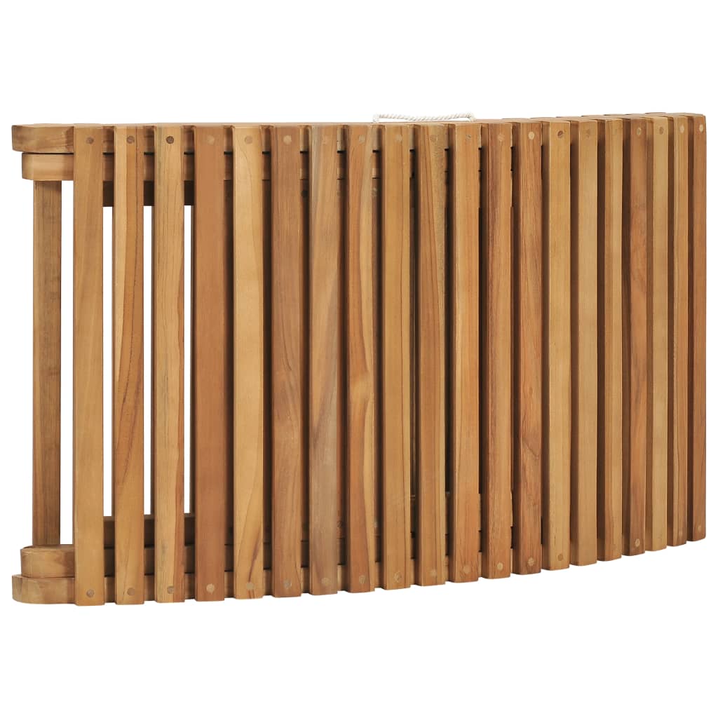 vidaXL Klappbare Sonnenliege mit Tisch Massivholz Teak