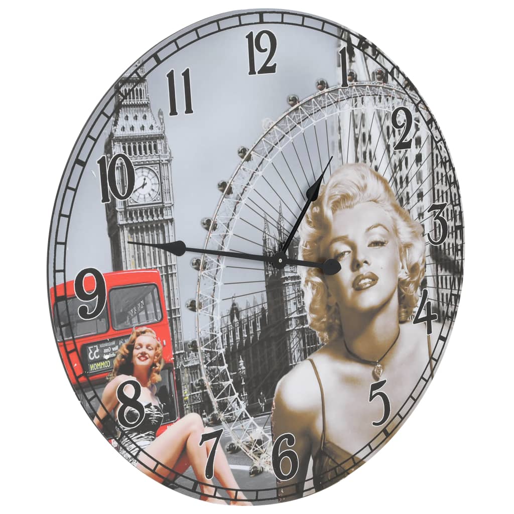 vidaXL Vintage Wanduhr 60 cm