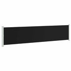 vidaXL Ausziehbare Seitenmarkise 140x600 cm Schwarz