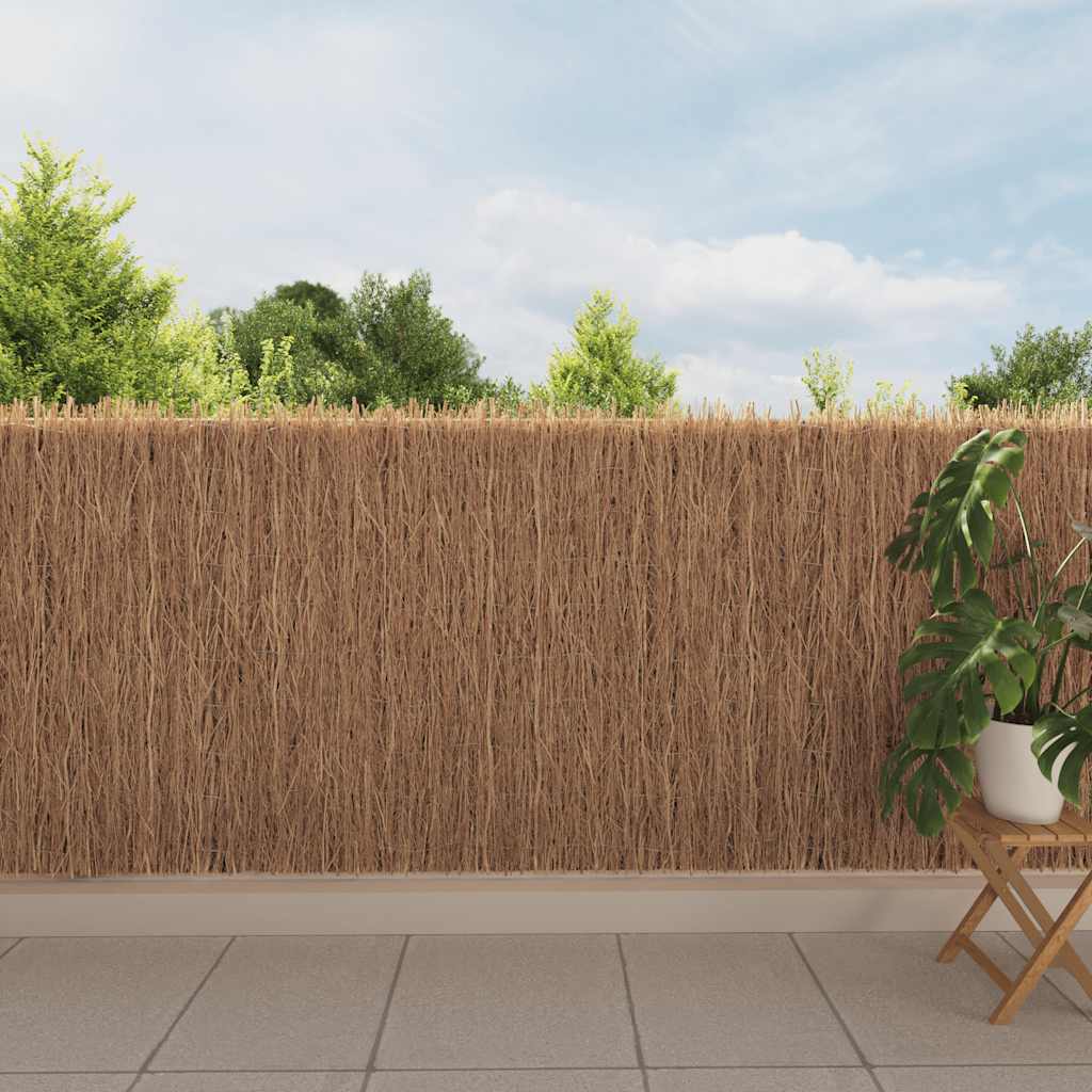 vidaXL Reisigzaun 600x100 cm