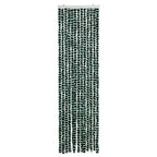 vidaXL Insektenschutz-Vorhang Grün und Weiß 56x185 cm Chenille