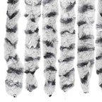 vidaXL Insektenschutz-Vorhang Hell- und Dunkelgrau 56x185 cm Chenille