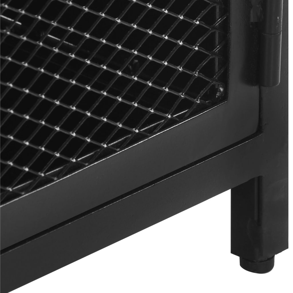 vidaXL TV-Schrank 130x30x37 cm Raues Mango-Massivholz
