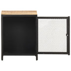 vidaXL Nachttisch 40x30x53 cm Raues Mango-Massivholz
