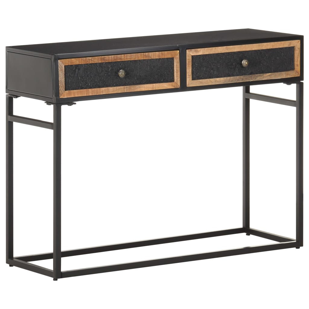 vidaXL Konsolentisch 100x35x75 cm Massivholz Mango