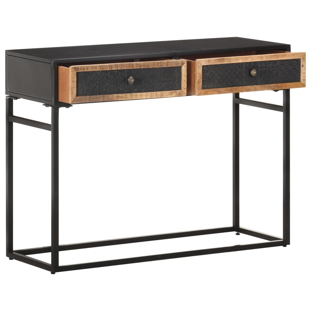 vidaXL Konsolentisch 100x35x75 cm Massivholz Mango