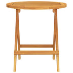 vidaXL Bistrotisch Ø46x47 cm Massivholz Akazie