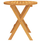 vidaXL Bistrotisch Ø46x47 cm Massivholz Akazie
