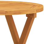vidaXL Bistrotisch Ø46x47 cm Massivholz Akazie