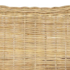 vidaXL 2-Sitzer-Sofa Natürliches Rattan und Leinen