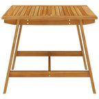 vidaXL Garten-Esstisch 88x88x74 cm Akazie Massivholz