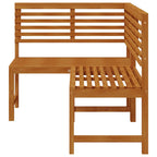 vidaXL Garten-Eckbank 140 cm Massivholz Akazie