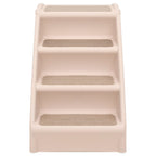 vidaXL Hundetreppe Klappbar Creme 62x40x49,5 cm