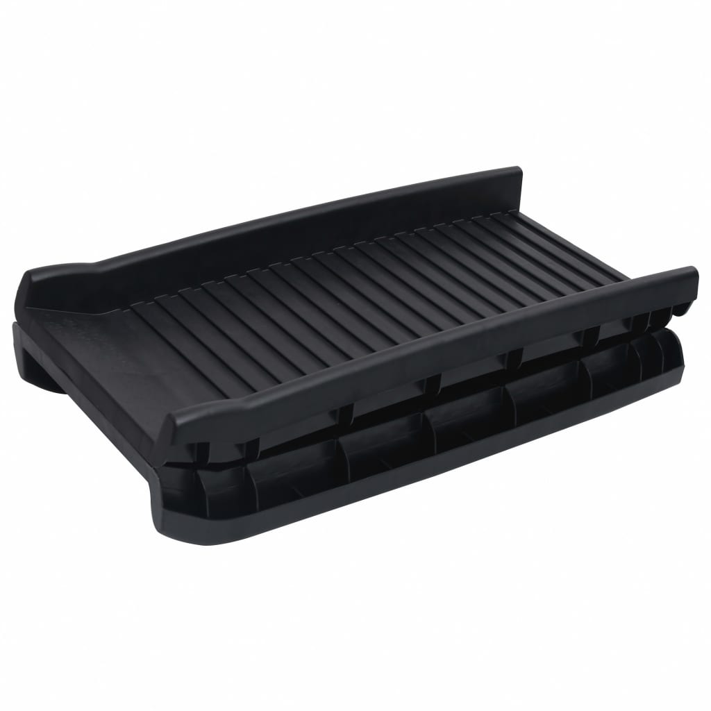vidaXL Hunderampe Klappbar Schwarz 155,5x40x15,5 cm