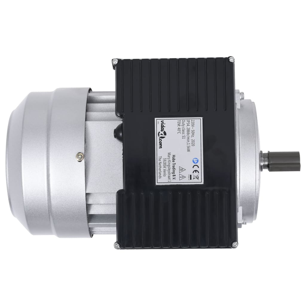 vidaXL Einphasen-Elektromotor Aluminium 1,5 kW 2 PS 2-polig 2800 U/min