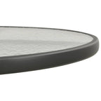 vidaXL Bistrotisch Anthrazit Ø80x71 cm Stahl