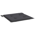 vidaXL Gartenstuhl-Kissen 2 Stk. Anthrazit 40x40x3 cm Oxford-Gewebe